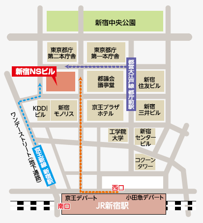 東京都地球温暖化防止活動推進センター地図